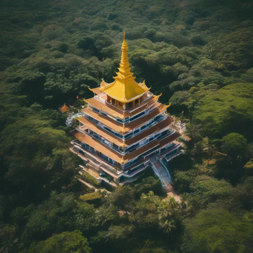 Toàn cảnh chùa Sơn Trà Tịnh Viên